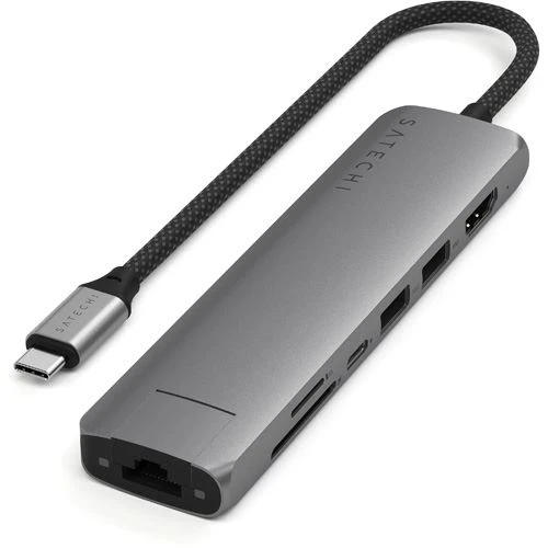 Adaptador 7-em-1 USB-C Slim Multiportas Satechi ST-P7SM