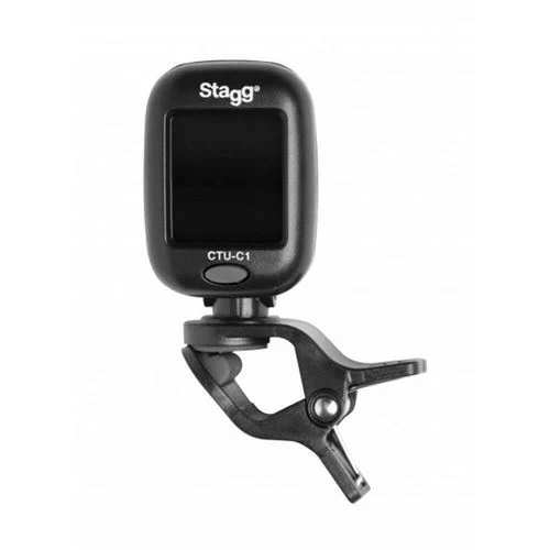 Afinador Stagg CTU-C1 Cromático Clip-On - Preto
