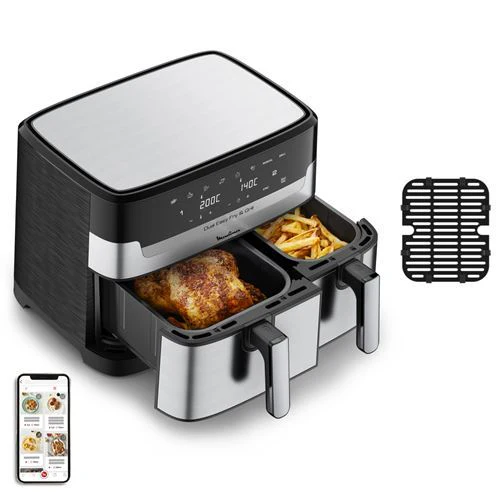 Air Fryer Moulinex 8,3L - Preto E Cinzento - Outlet - Grade A