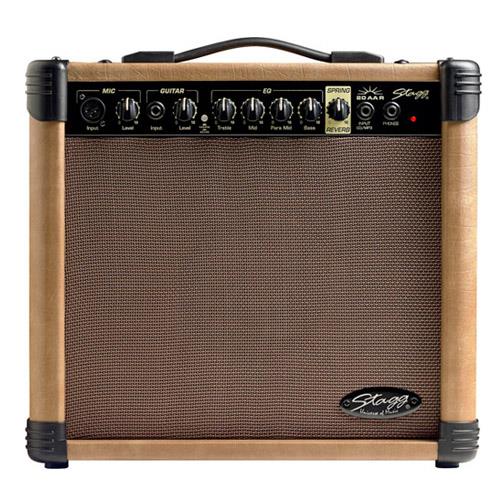 Amplificador para Guitarra Acústica Stagg 20 AA R EU - Bege