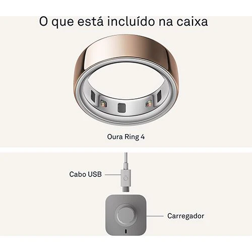 Anel Inteligente Oura Ring4 - Rose Gold - Tamanho 11 - Image 5