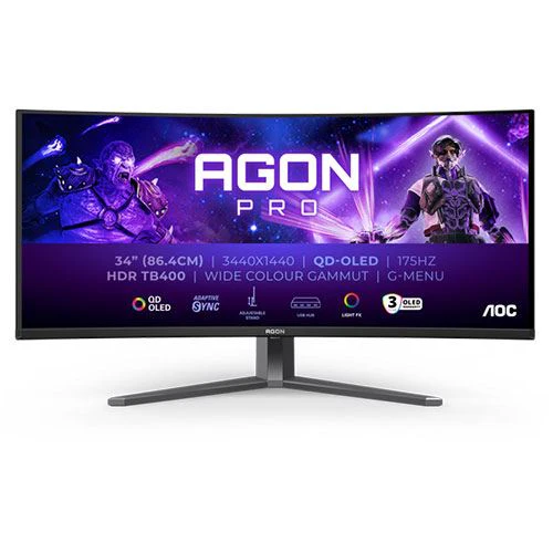 Monitor Gaming Curvo AOC Agon Pro AG346UCD | 34'' | 175 Hz | WQHD