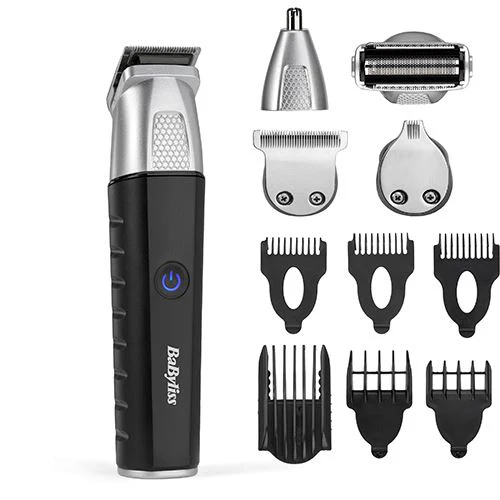 Aparador Corporal Multigroom Babyliss MT812E Lithium Power 11 em 1 - Preto | Cinzento