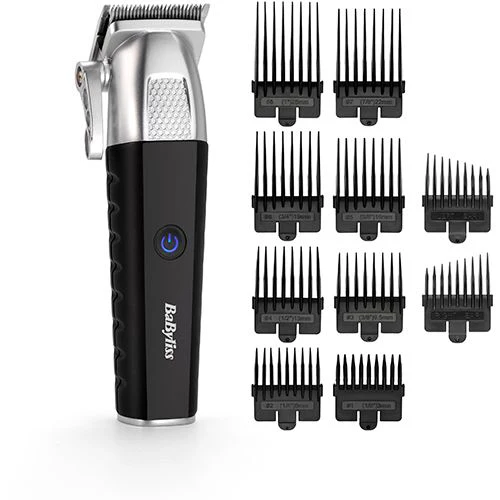 Aparador de Cabelo Babyliss E812E Lithium Power - Preto | Cinzento