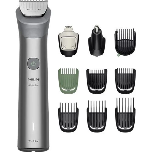 Aparador MultiGroom Philips MG5921/15 5000 Series | 10 em 1 | Rosto | Cabelo | Corpo