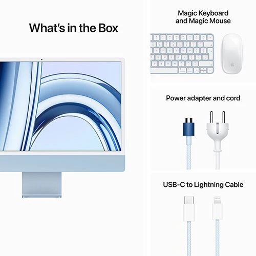 iMac | 24'' | 2023 | M3 | 512GB SSD | GPU 10-Core - Azul - Image 9