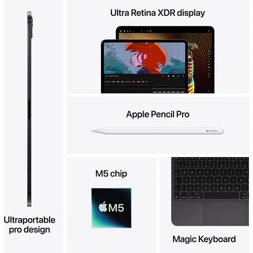 Apple iPad Pro 11.0'' - M5 10-core - 1TB - WiFi + Cellular - Preto Sideral - Image 8