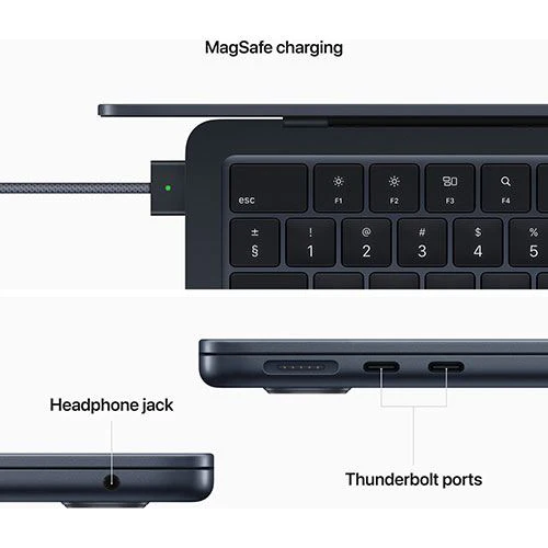 MacBook Air 13'' | 2022 | M2 | 8GB | 512GB SSD | GPU 10-Core | Meia-Noite - Image 6