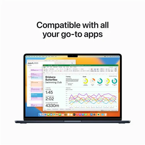 MacBook Air 15'' | 2023 | M2 | 8GB | 256GB SSD | GPU 10-Core | Meia-Noite - Image 7