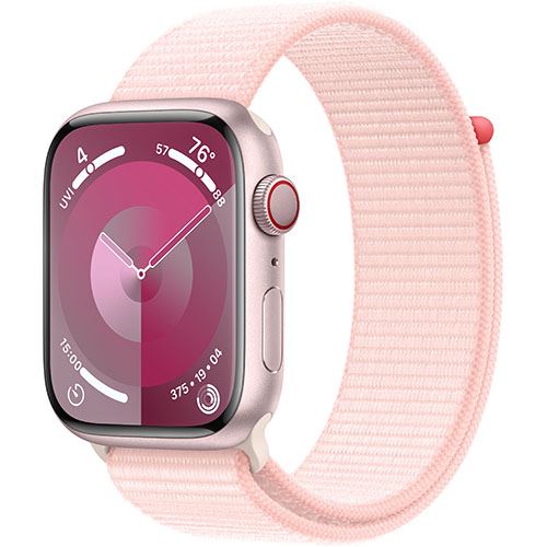 Apple Watch Series 9 GPS 45mm - Cellular - Alumínio Rosa | Bracelete Loop Rosa