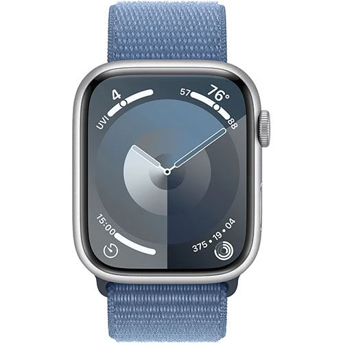 Apple Watch Series 9 GPS 45mm - Cellular - Alumínio Prateado | Bracelete Loop Azul - Image 2