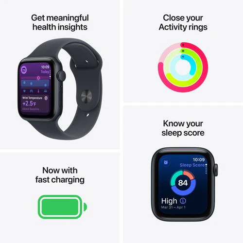 Apple Watch SE 3 Cellular - 40mm - Alumínio Luz das estrelas | Sport Band - Luz das estrelas - M/L - Image 3