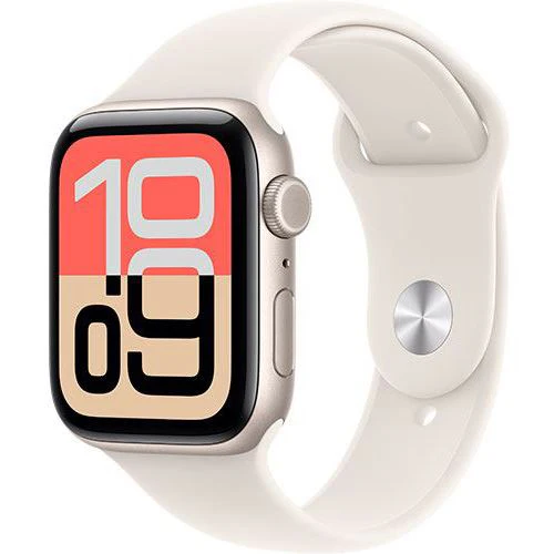 Apple Watch SE 3 Cellular - 44mm - Alumínio Luz das estrelas | Sport Band - Luz das estrelas - M/L