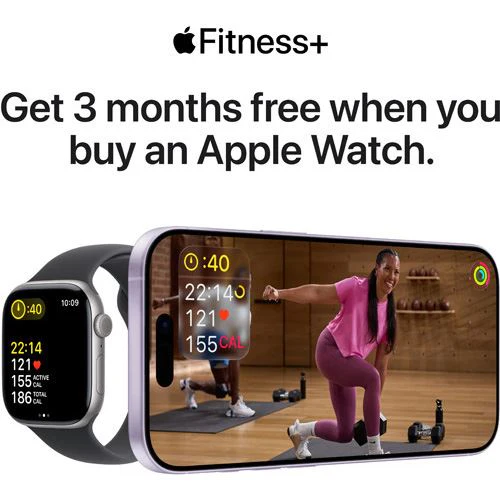 Apple Watch SE 3 Cellular - 44mm - Alumínio Luz das estrelas | Sport Band - Luz das estrelas - M/L - Image 9