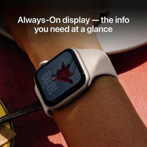Apple Watch SE 3 GPS - 40mm - Alumínio Luz das estrelas | Sport Band - Luz das estrelas - S/M - Image 5