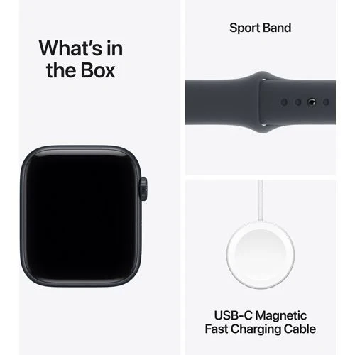 Apple Watch SE 3 GPS - 44mm - Alumínio Meia-noite | Sport Band - Meia-noite - M/L - Image 8