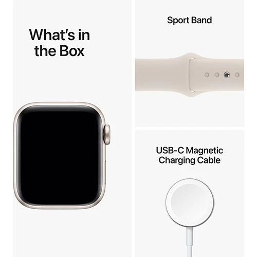 Apple Watch SE GPS 40mm - Cellular - Alumínio Luz das Estrelas | Bracelete Desportiva Luz das Estrelas - Image 6
