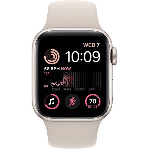 Apple Watch SE GPS 44mm - Cellular - Alumínio Luz das Estrelas | Bracelete Desportiva Luz das Estrelas - Image 2