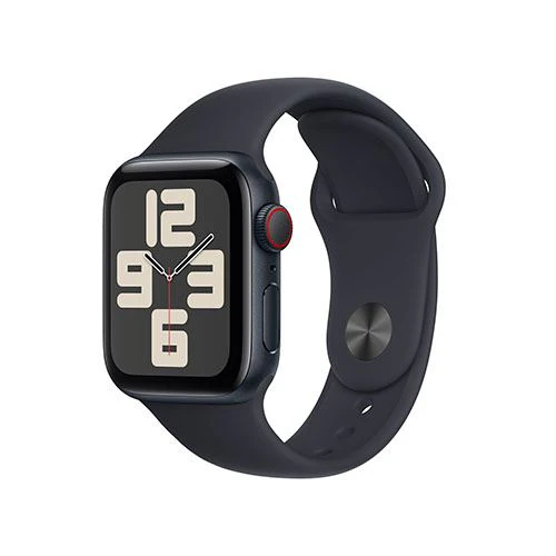Apple Watch SE GPS 40mm - Cellular - Alumínio Meia-noite | Bracelete Desportiva Meia-noite - S/M