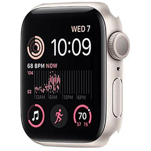 Apple Watch SE GPS 44mm - Alumínio Luz das Estrelas - Recondicionado - REtech - Grade A