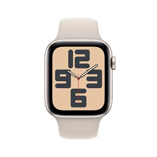 Apple Watch SE GPS 44mm - Cellular - Alumínio Luz das estrelas | Bracelete Desportiva Luz das estrelas - S/M - Image 2