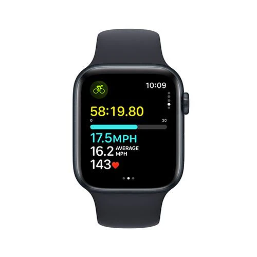 Apple Watch SE GPS 44mm - Cellular - Alumínio Meia-noite | Bracelete Desportiva Meia-noite - M/L - Image 5