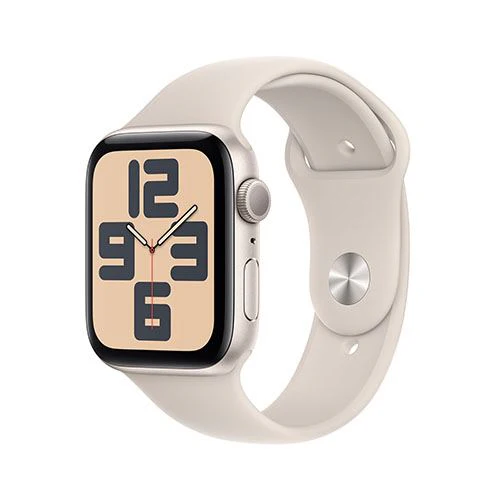 Apple Watch SE GPS 44mm - Alumínio Luz das estrelas | Bracelete Desportiva Luz das estrelas - S/M