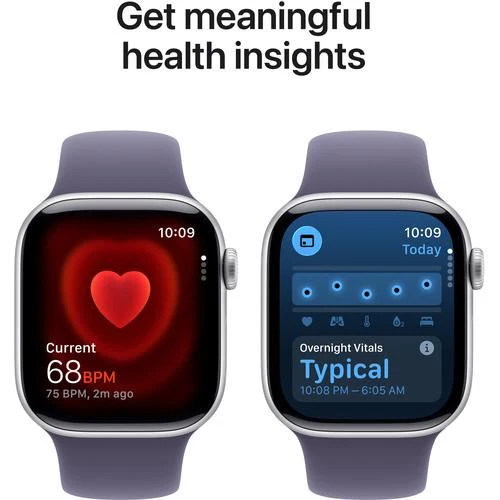 Apple Watch Series 11 GPS - 42mm - Alumínio Prateado | Sport Band - Roxo névoa - S/M - Image 5