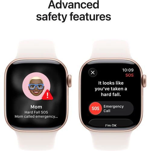 Apple Watch Series 11 GPS - 42mm - Alumínio Rosa Dourado | Sport Band - Rosa leve - M/L - Image 6