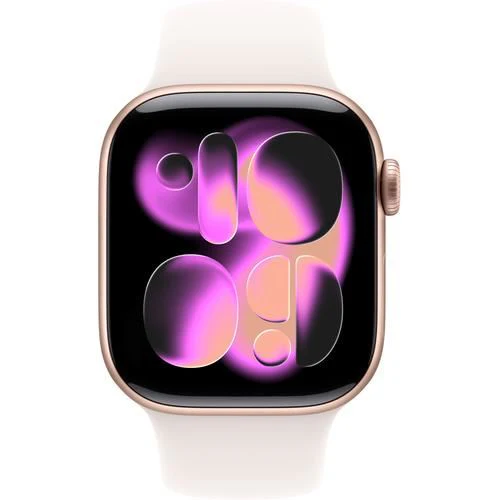 Apple Watch Series 11 GPS - 42mm - Alumínio Rosa Dourado | Sport Band - Rosa leve - S/M - Image 2