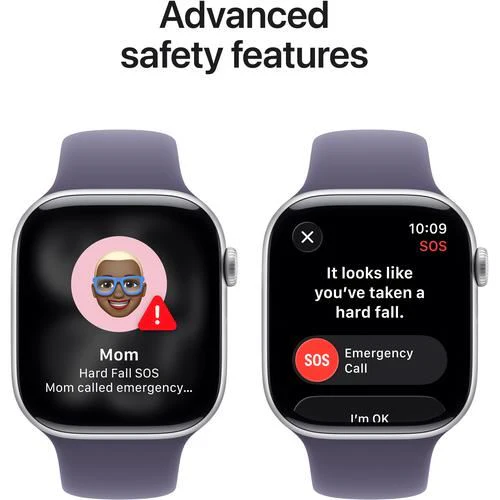 Apple Watch Series 11 GPS - 46mm - Alumínio Prateado | Sport Band - Roxo névoa - M/L - Image 6