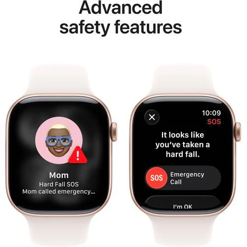 Apple Watch Series 11 GPS - 46mm - Alumínio Rosa Dourado | Sport Band - Rosa leve - S/M - Image 6