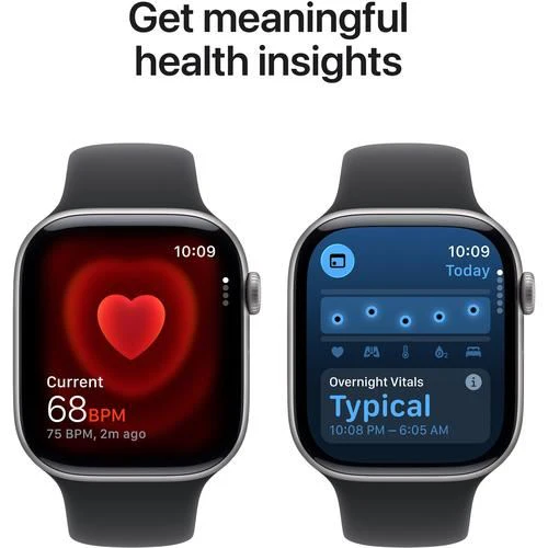 Apple Watch Series 11 GPS - 46mm - Space Grey Aluminium Case | Sport Band - Preto - M/L - Image 5