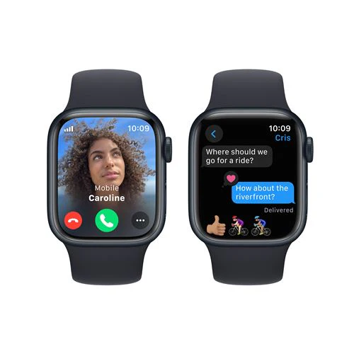 Apple Watch Series 9 GPS 41mm - Cellular - Alumínio Meia-noite | Bracelete Desportiva Meia-noite - M/L - Image 4