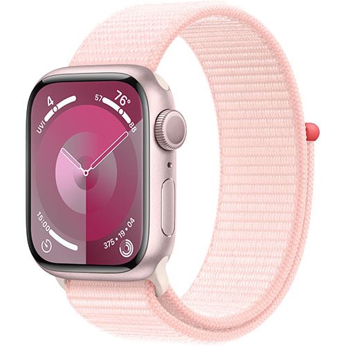 Apple Watch Series 9 GPS 41mm - Alumínio Rosa | Bracelete Loop Rosa