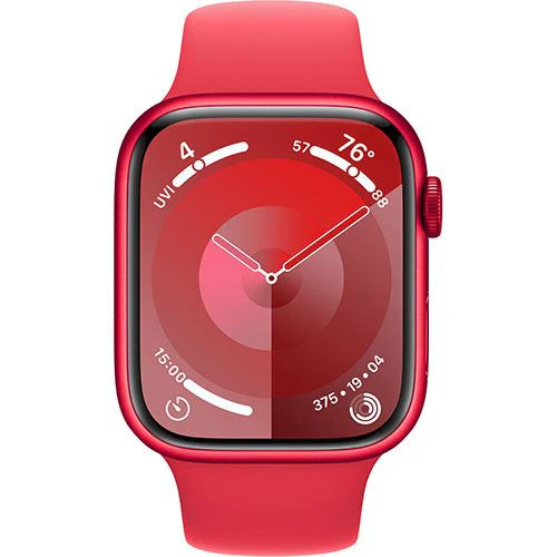 Apple Watch Series 9 GPS 45mm - Alumínio (Product) Red | Bracelete Desportiva (Product) Red - S/M - Image 2