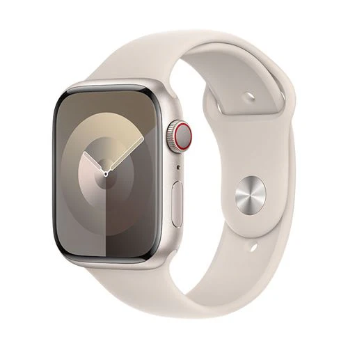 Apple Watch Series 9 GPS 45mm - Cellular - Alumínio Luz das estrelas | Bracelete Desportiva Luz das estrelas - M/L