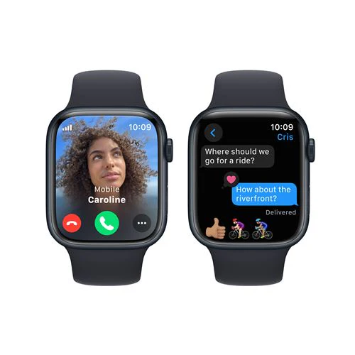 Apple Watch Series 9 GPS 45mm - Cellular - Alumínio Meia-noite | Bracelete Desportiva Meia-noite - M/L - Image 4