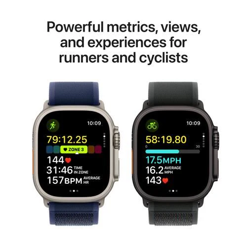 Apple Watch Ultra 2 GPS 49mm - Cellular - Titânio Natural | Bracelete Loop Milanesa Titânio Natural - L - Image 4