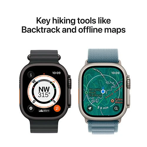 Apple Watch Ultra 3 Cellular - 49mm - Titânio natural | Loop - Azul-claro - S - Image 6