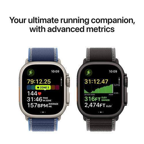Apple Watch Ultra 3 Cellular - 49mm - Titânio preto | Loop - Preto/Carvão - S/M - Image 5