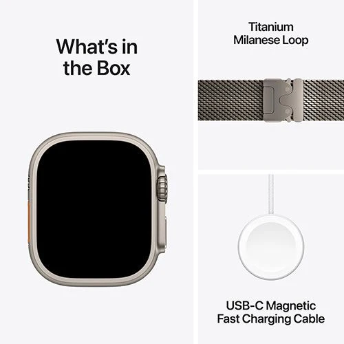 Apple Watch Ultra 3 Cellular - 49mm - Titânio preto | Loop - Preto - L - Image 8