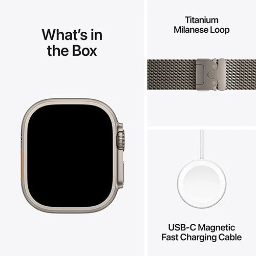 Apple Watch Ultra 3 Cellular - 49mm - Titânio preto | Loop - Preto - L - Image 8