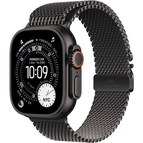 Apple Watch Ultra 3 Cellular - 49mm - Titânio preto | Loop - Preto - M