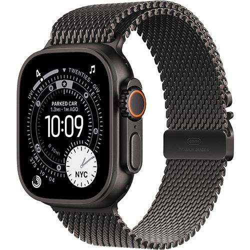 Apple Watch Ultra 3 Cellular - 49mm - Titânio preto | Loop - Preto - S