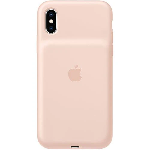 Capa Smart Battery Apple para iPhone XS - Rosa Areia