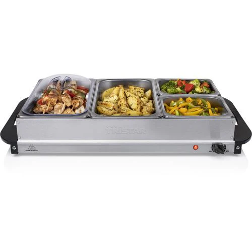 Aquecedor para Buffet Tristar BP-6285 | 6.8 L - Aço inoxidável - Image 2
