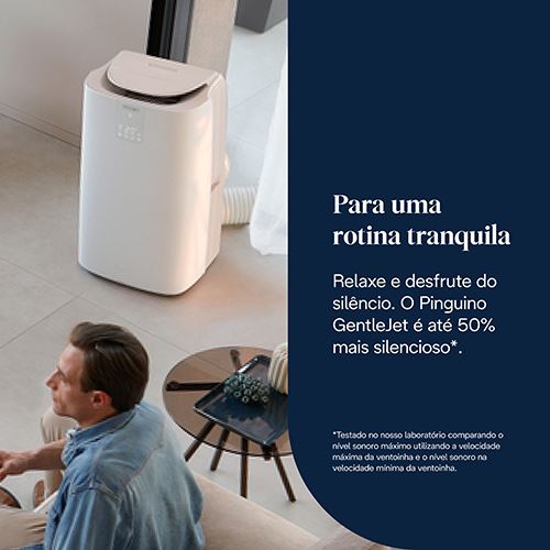 Ar Condicionado Portátil Delonghi AP98 GentleJet Pinguino | 11500 BTU/h | Branco - Image 5