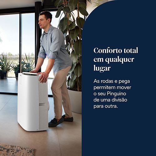 Ar Condicionado Portátil Delonghi AP98 GentleJet Pinguino | 11500 BTU/h | Branco - Image 7