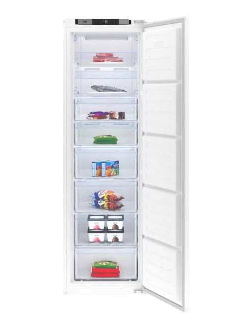 Arca Congeladora Vertical Encastrável Beko BFNA247E40SN | 177,5x54x54,5 cm | 220 L | E
